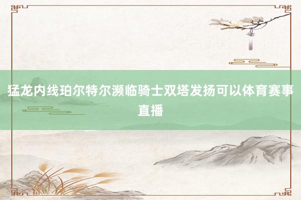 猛龙内线珀尔特尔濒临骑士双塔发扬可以体育赛事直播