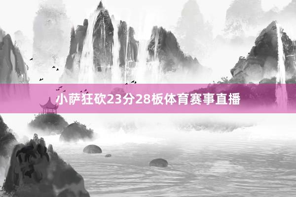 小萨狂砍23分28板体育赛事直播
