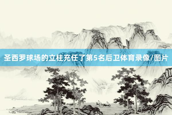圣西罗球场的立柱充任了第5名后卫体育录像/图片