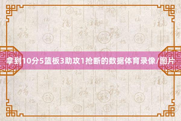 拿到10分5篮板3助攻1抢断的数据体育录像/图片