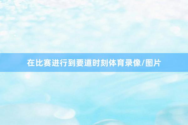 在比赛进行到要道时刻体育录像/图片