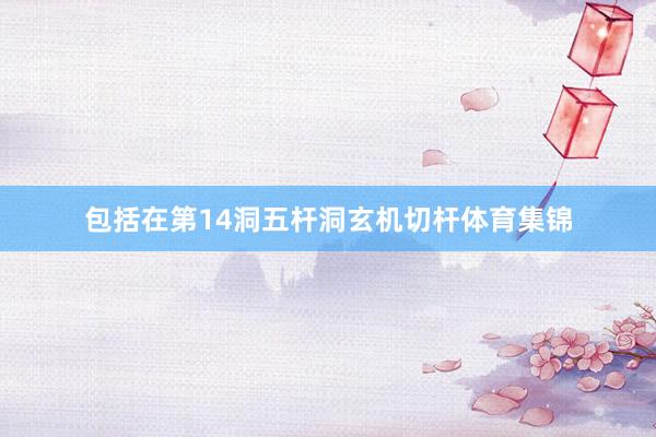 包括在第14洞五杆洞玄机切杆体育集锦
