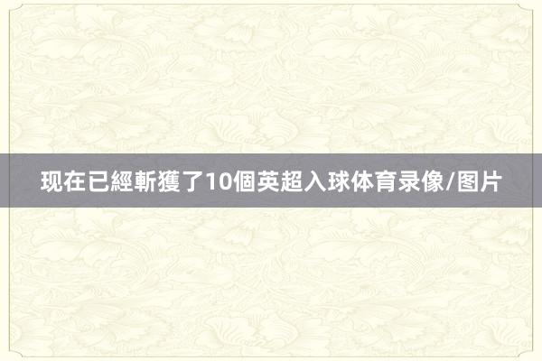 现在已經斬獲了10個英超入球体育录像/图片
