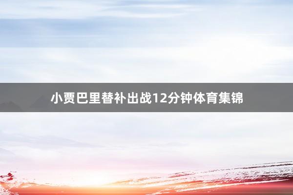 小贾巴里替补出战12分钟体育集锦