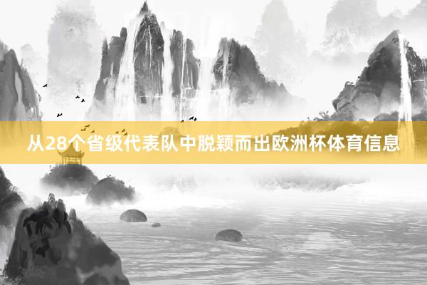 从28个省级代表队中脱颖而出欧洲杯体育信息