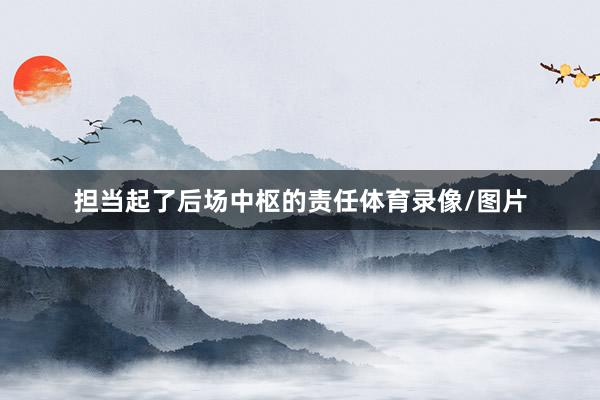 担当起了后场中枢的责任体育录像/图片