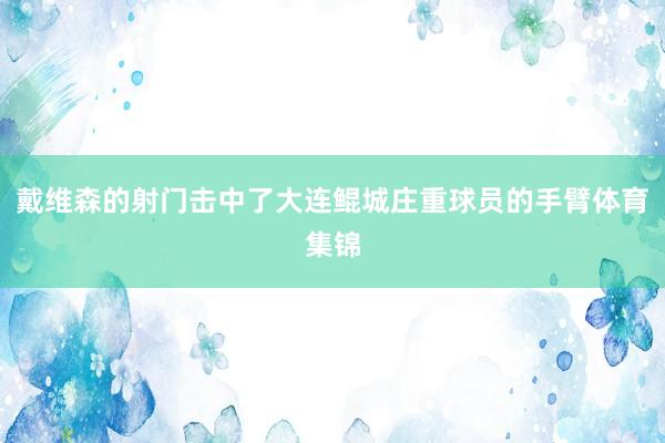 戴维森的射门击中了大连鲲城庄重球员的手臂体育集锦